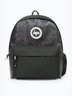Black Glitter Backpack School Bags|Backpacks