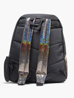 Black Glitter Backpack School Bags|Backpacks