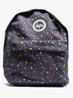 Sale Girls Black Mini Leopard Backpack School Bags|Backpacks
