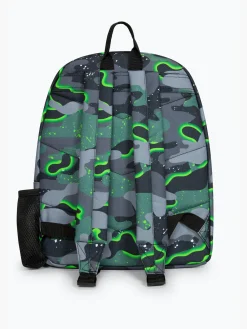 Clearance Green Glow Camo Backpack School Bags|Backpacks