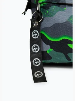 Clearance Green Glow Camo Backpack School Bags|Backpacks