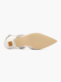 Outlet Jewelled Strap Slingback Kitten Heel Women Heels·Kitten Heels|Heels·Slingback Heels