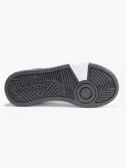 Best Junior Black/ White Hoops Mid 3.0 Trainers Kids Boys School Shoes·Boys Junior School Shoes|Girls School Shoes·Girls Adidas School Shoes