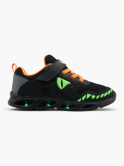 Outlet Junior /Green/Orange Light Up Velcro Trainers Kids All Boys·Kids|Boys Shoes·Trainers