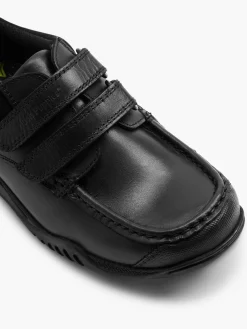 Junior Boy Leather Twin Strap Shoe Kids Boys School Shoes·Boys Junior School Shoes|All Boys·Teens