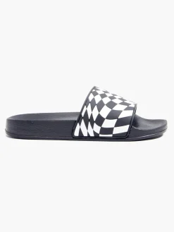 Clearance Junior Boys Checkered Slides Kids All Boys·Kids|Boys Shoes·Beach Shoes & Slides