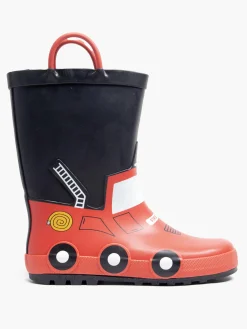 Junior Boys Fire Engine Wellies BOY Boys Shoes·Wellies