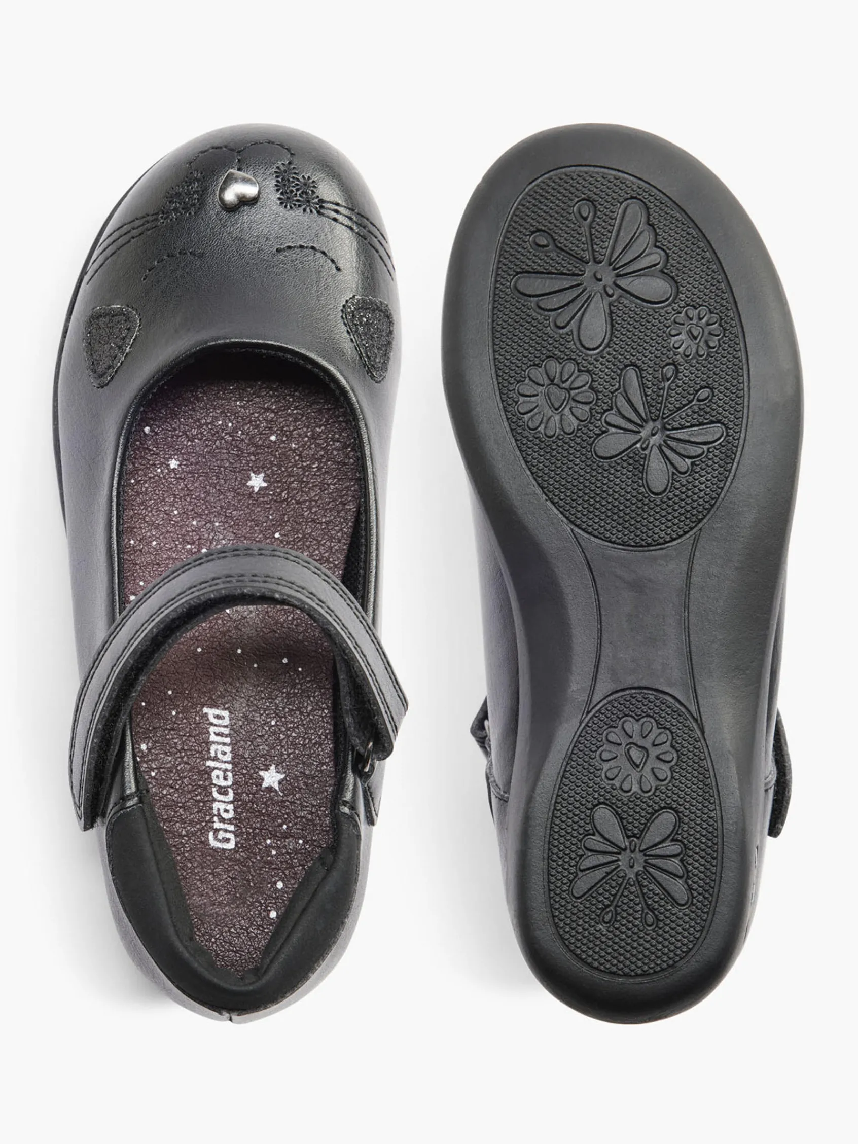 Discount Junior Girl Animal Face Light Up Bar Shoes Kids Girls School Shoes·Girls Junior School Shoes|All Girls·Kids