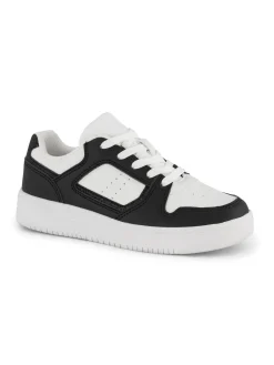 Best Junior Girl Black & White Trainer All Girls·Teens|Girls Shoes·Trainers