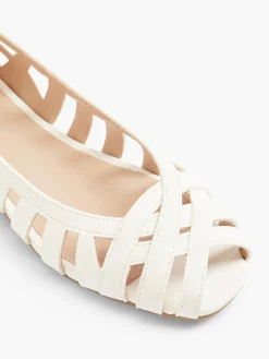 Hot Junior Girl Cut Out Peep Toe Ballerina Kids All Girls·Kids|Girls Shoes·Party Shoes