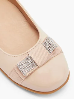 Best Junior Girl Diamante Bow Ballerina Kids All Girls·Kids|Girls Shoes·Party Shoes