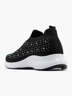Discount Junior Girl Gem Detail Slip On Trainer Kids All Girls·Kids|Girls Shoes·Trainers