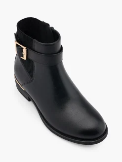 New Junior Girl Gold Trim Chelsea Boot Kids All Girls·Kids|Girls Shoes·Boots