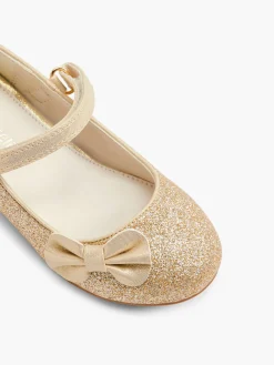 New Junior Girl Heeled Bow Party Shoe Kids All Girls·Kids|Girls Shoes·Party Shoes