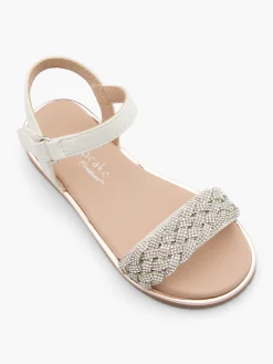 Online Junior Girl Plaited Glitter Sandal Kids All Girls·Kids|Girls Shoes·Sandals
