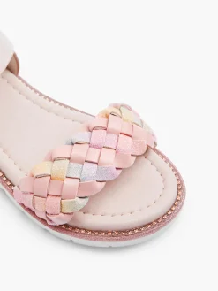 Discount Junior Girl Rainbow Plaited Sandal Kids All Girls·Kids|Girls Shoes·Sandals