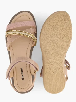 Clearance Junior Girl Sandal With Metallic Detail Kids All Girls·Kids|Girls Shoes·Sandals