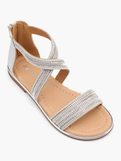 Discount Junior Girl Sparkly Gladiator Sandal Kids All Girls·Kids|Girls Shoes·Sandals