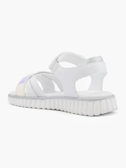 Clearance Junior Girl White/ Sandal Kids All Girls·Kids|Girls Shoes·Sandals