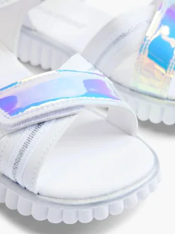 Clearance Junior Girl White/ Sandal Kids All Girls·Kids|Girls Shoes·Sandals