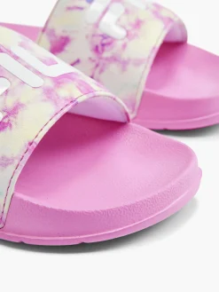 Outlet Junior Girls Pink Slides Kids All Girls·Kids|Girls Shoes·Beach Shoes & Slides