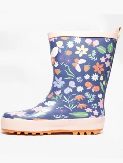 Hot Junior Girls Floral Wellies Girls Shoes·Wellies