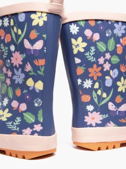 Hot Junior Girls Floral Wellies Girls Shoes·Wellies