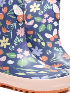 Hot Junior Girls Floral Wellies Girls Shoes·Wellies