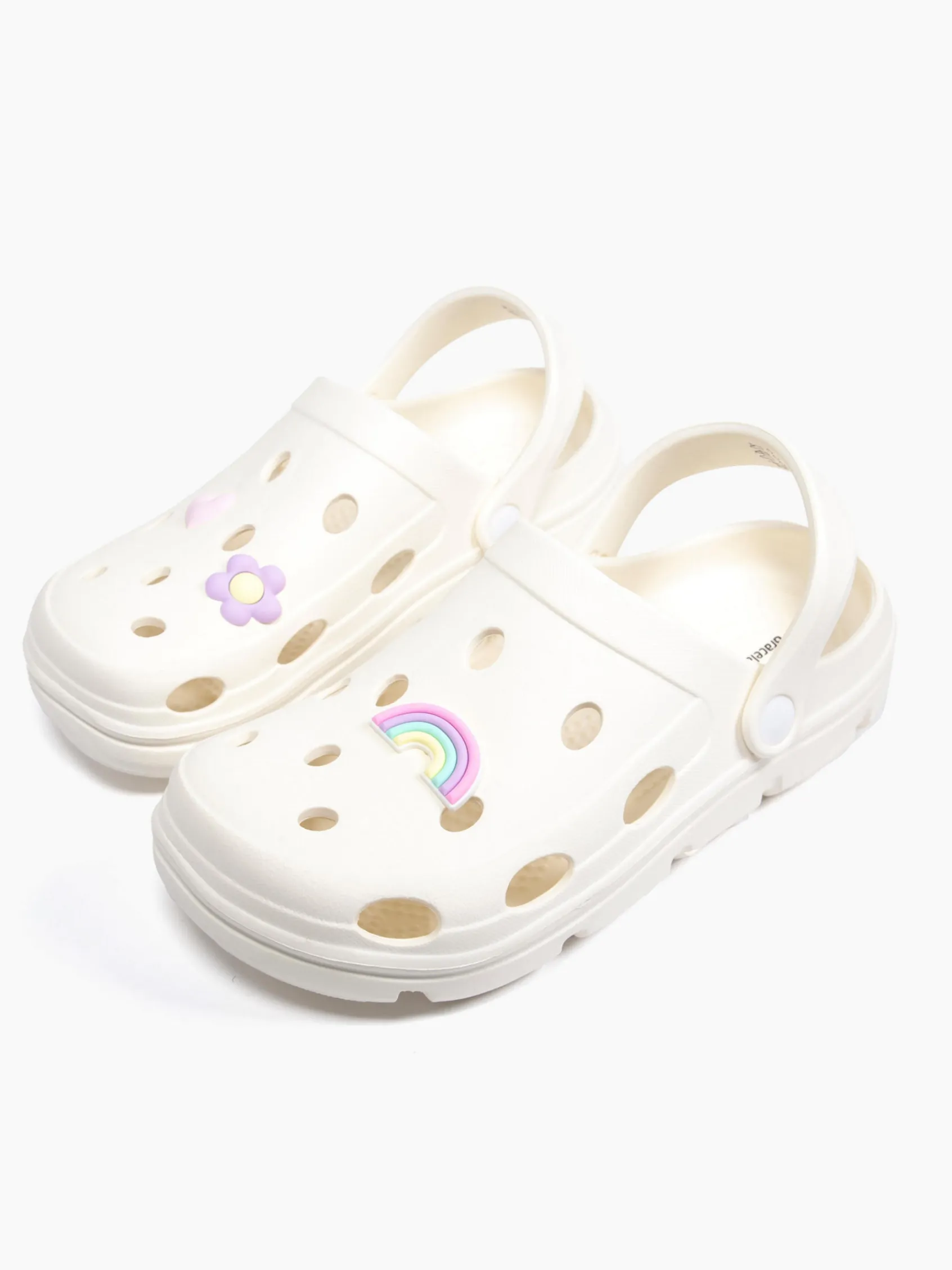 Online Junior Girls Neutral Clogs Kids All Girls·Kids|Girls Shoes·Beach Shoes & Slides