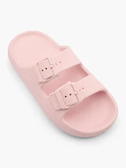 Clearance Junior Girls Pink EVA Slides Kids All Girls·Kids|Girls Shoes·Beach Shoes & Slides