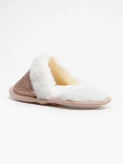 Sale Junior Girls Sparkly Slippers Kids All Girls·Kids|Girls Shoes·Slippers