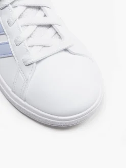 Clearance Junior Girls White/ Dawn Grand Court 2.0 EL K Trainers Kids All Girls·Kids|Girls Shoes·Trainers