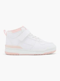 Discount Junior Hi Tops Trainers White Kids All Girls·Kids|Girls Shoes·Trainers