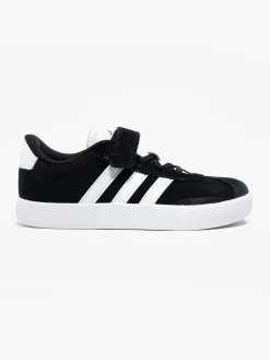 Junior VL Court 3.0 Black/White Trainers Kids Boys School Shoes·Boys Junior School Shoes|Girls School Shoes·Girls Adidas School Shoes