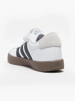 New Junior VL Court 3.0 White/Black Trainers Kids All Boys·Kids|Boys Shoes·Touch Fastening