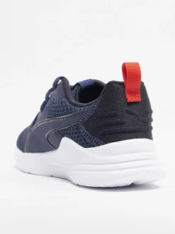 Hot Junior Wired Run Navy Trainers Kids All Boys·Kids|Boys Shoes·Trainers