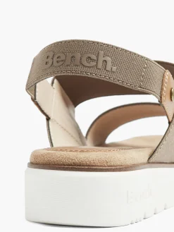 Clearance Khaki Wedge Sandals Women Sandals·Flat Sandals