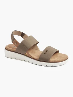 Clearance Khaki Wedge Sandals Women Sandals·Flat Sandals