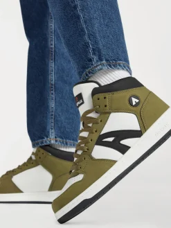 Best Khaki/Black Mid Trainers Trainers·High-Top Trainers