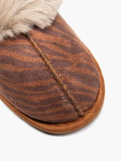 Hot Ladies Animal Print Mule Slippers Women Slippers