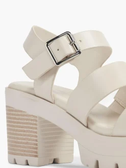 Ladies Chunky Gladiator Heeled Sandal Women Sandals·Chunky Sandals|Sandals·Gladiator Sandals