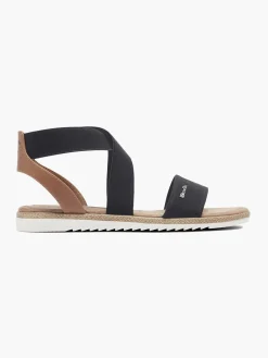 Best Ladies and Tan Elasticated Sandals Women Sandals·Flat Sandals