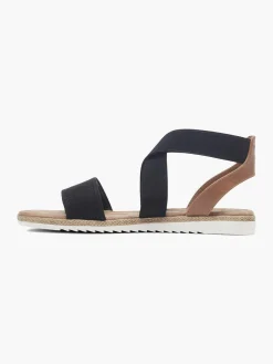 Best Ladies and Tan Elasticated Sandals Women Sandals·Flat Sandals