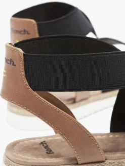 Best Ladies and Tan Elasticated Sandals Women Sandals·Flat Sandals