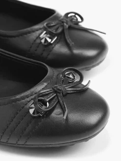 Outlet Ladies Ballerina Shoe with Bow Detail Women Girls School Shoes·Girls Teen School Shoes|All Girls·Teens