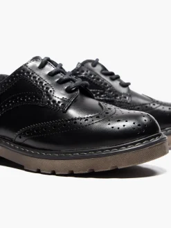 Sale Ladies Chunky Lace Up Brogues Women Girls School Shoes·Girls Teen School Shoes|All Girls·Teens