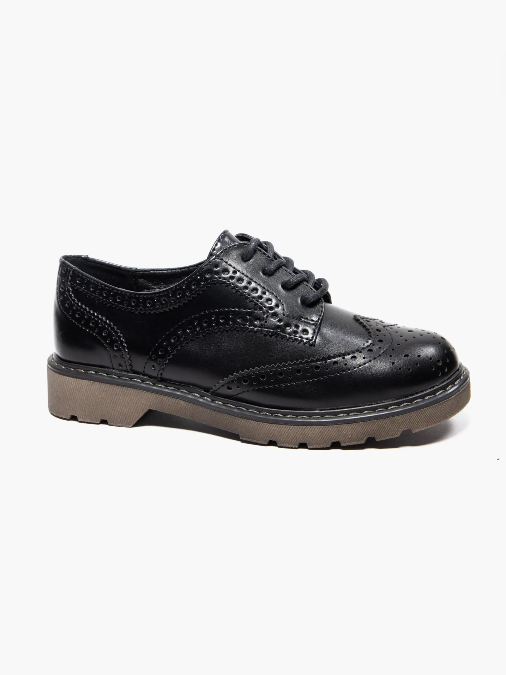 Sale Ladies Chunky Lace Up Brogues Women Girls School Shoes·Girls Teen School Shoes|All Girls·Teens