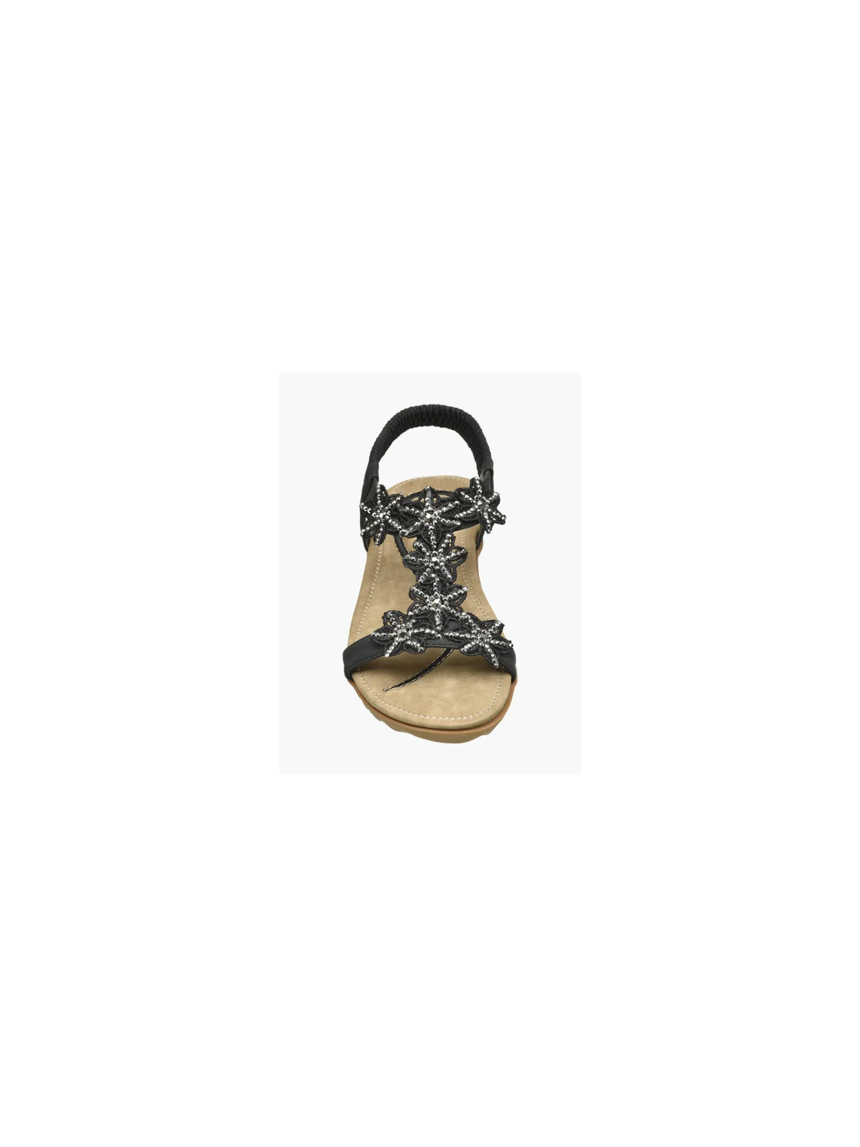 Clearance Ladies Floral Studded Sandals Women Sandals·Flat Sandals