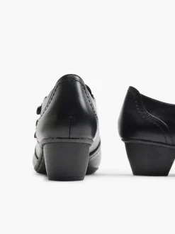 Clearance Ladies Slip On Heeled Shoe Women Loafers & Low Shoes·Slip On Shoes