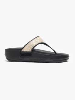 New Ladies Black Wedge Flip Flops Women Sandals·Flip Flops|Beach·Flip Flops